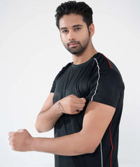 GYM FIT – BLACK DRI FIT TRACKSUIT