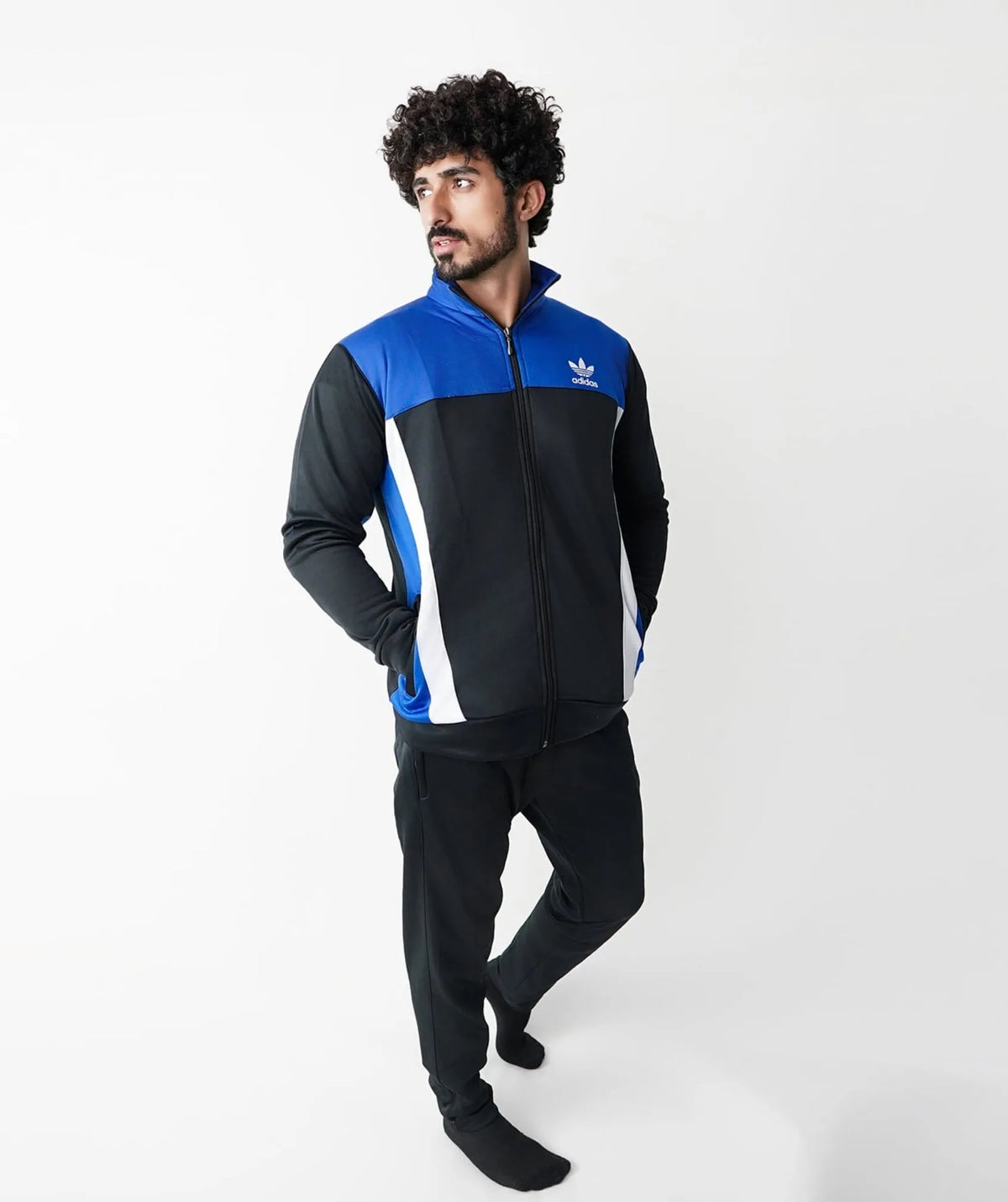 SPEED FLEX WINTER TRACKSUIT - BLACK BLUE