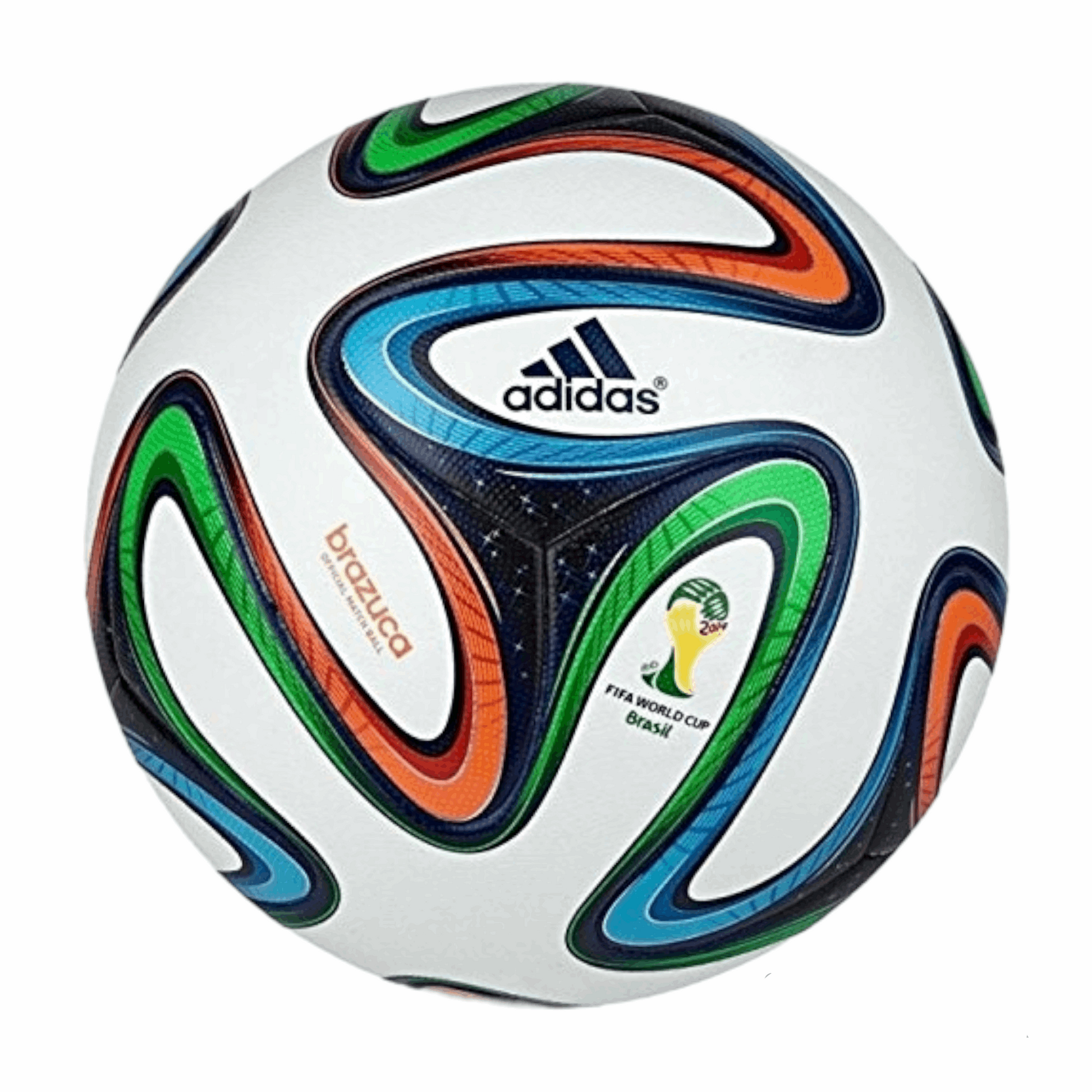 Addidas Brazuca Worldcup 2014 6-Panel Football - Fusion Gears