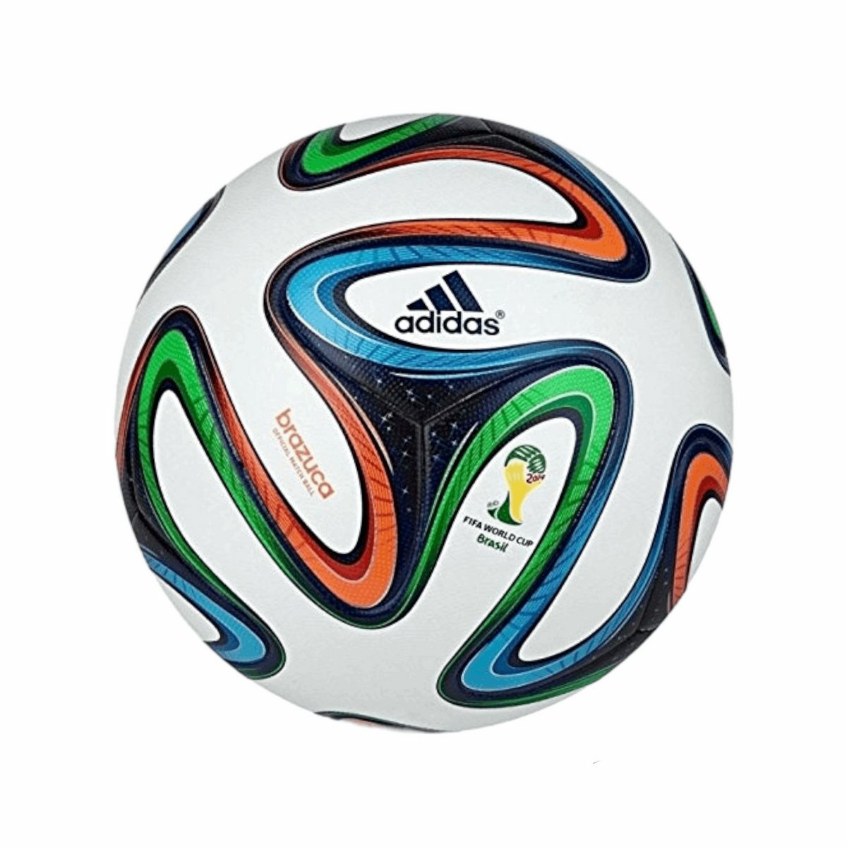 Addidas Brazuca Worldcup 2014 6-Panel Football - Fusion Gears