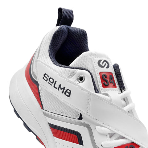 S4 Cricket Shoes Red Navy - Fusion Gears