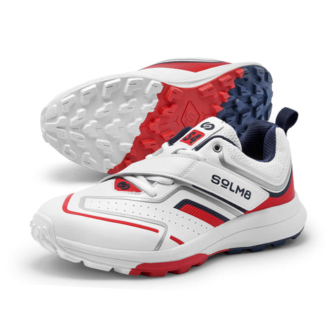 S4 Cricket Shoes Red Navy - Fusion Gears