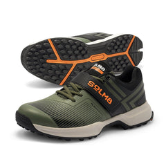 S8 Armor Olive Cricket Shoes - Fusion Gears