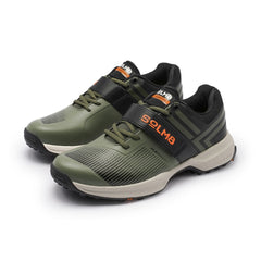 S8 Armor Olive Cricket Shoes - Fusion Gears