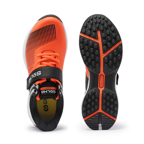 S8 Neon Orange Cricket Shoes - Fusion Gears