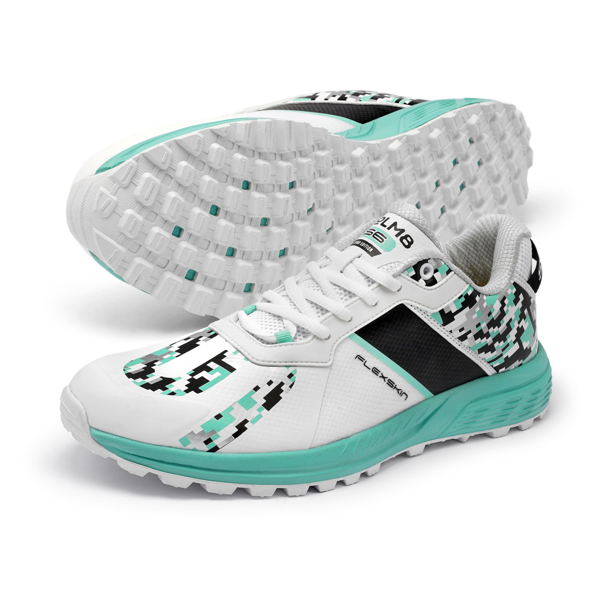 S6 Black Mint Cricket Shoes - Fusion Gears