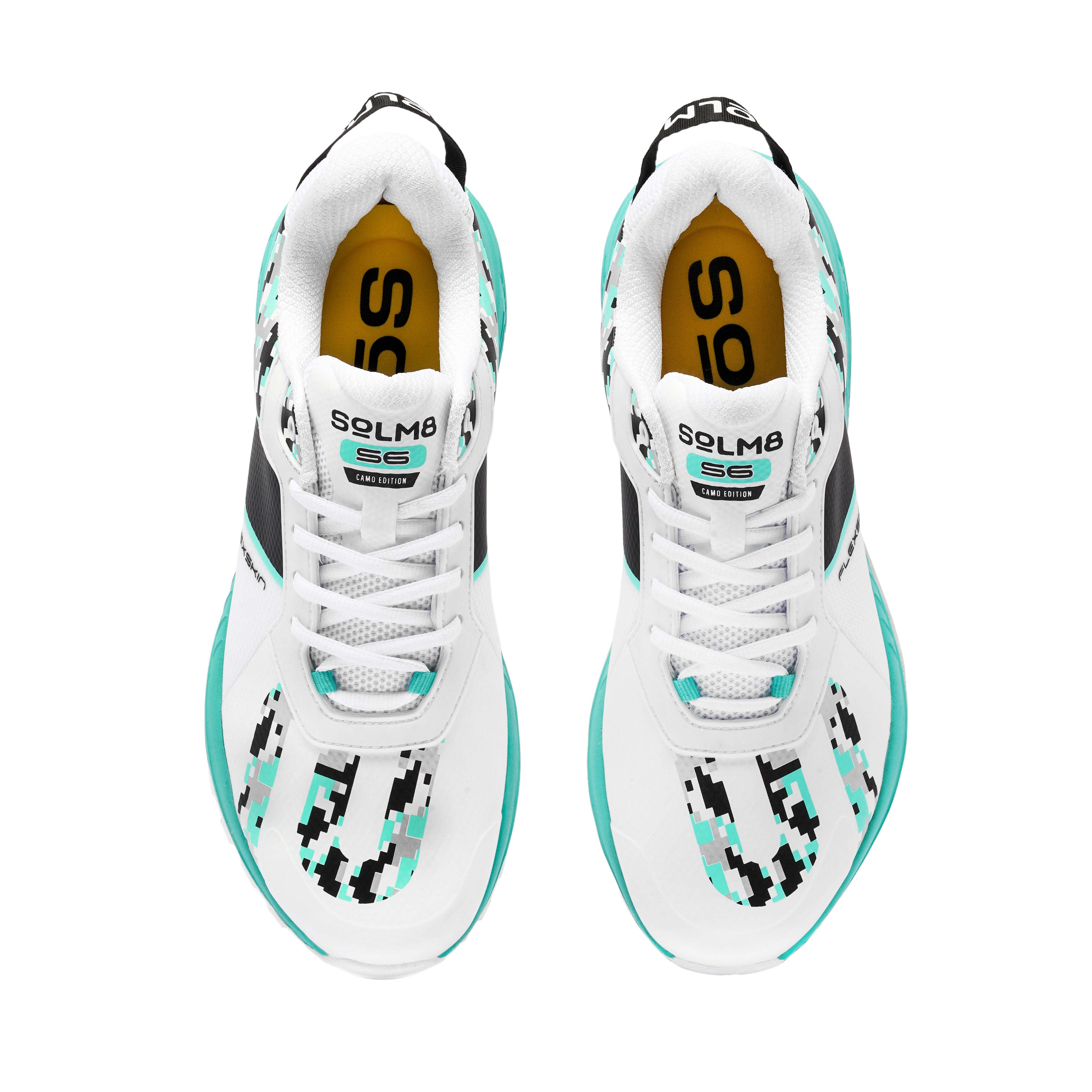 S6 Black Mint Cricket Shoes - Fusion Gears